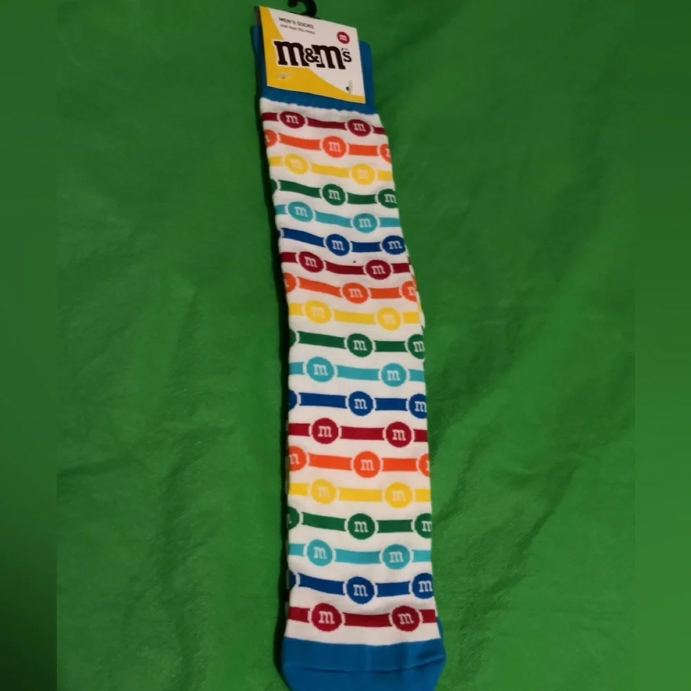 NEW M&M's Vibrant Patterned Men's Socks